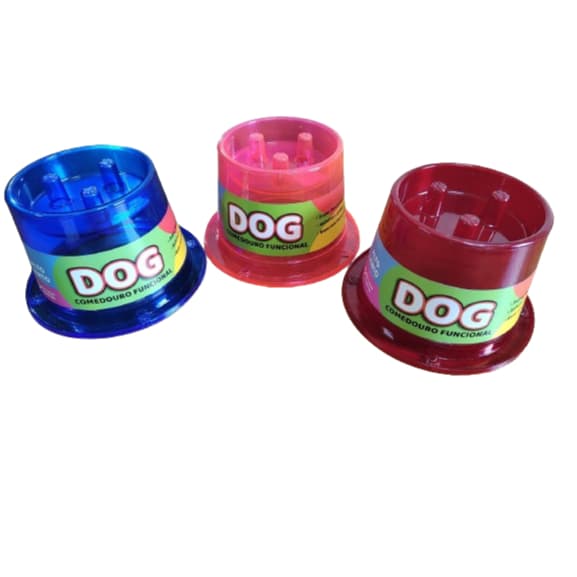 Comedouro Funcional Lento Pet Toys Alto Dog Cachorro Antiformiga 250ml