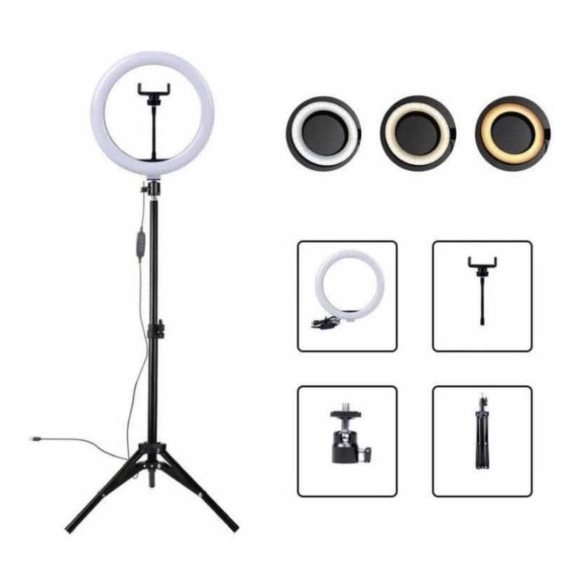 Ring Light Led 26cm Tripé 2m (youtube, Maquiagem, Reels)