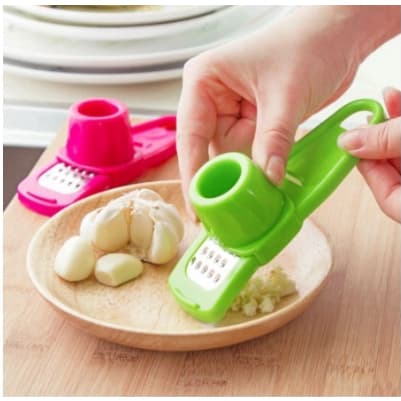 Ralador De Alho Triturador Manual Gengibre Cortador Fatiador Chopper Imprensa Moedor Cozinha