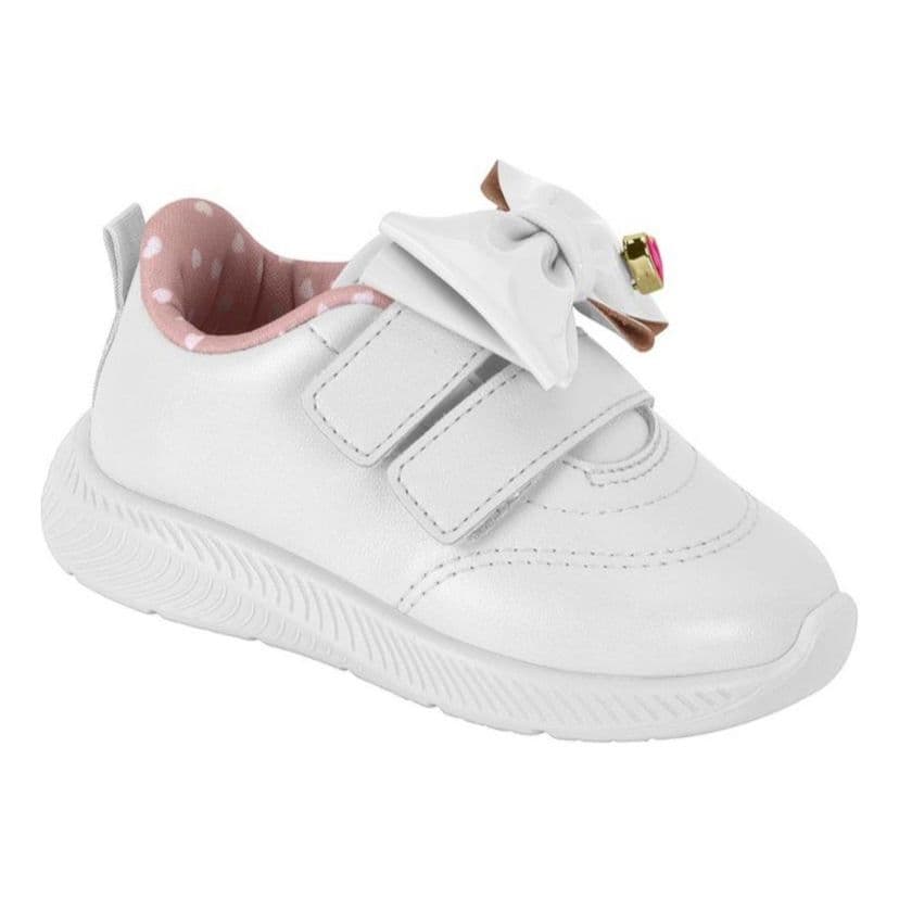 Tênis Infantil Molekinha com Laço de Velcro Branco - 2723.114