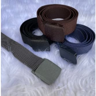 Moda Cinto Largo Masculino Nylon Fivela plastica e Engate Rápido