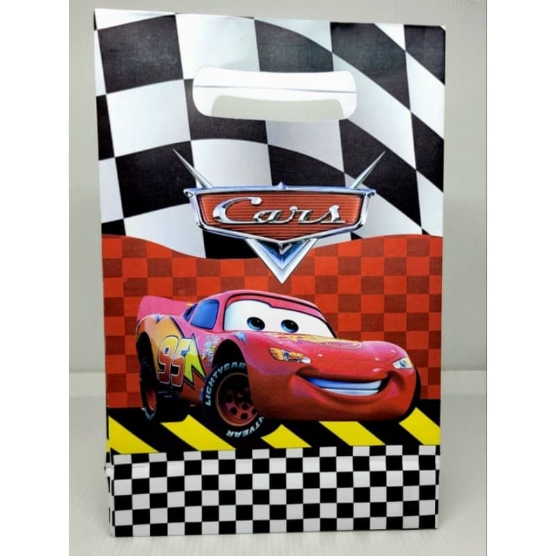 Sacola Surpresa Festa Aniversário Carros com 10 Unidades