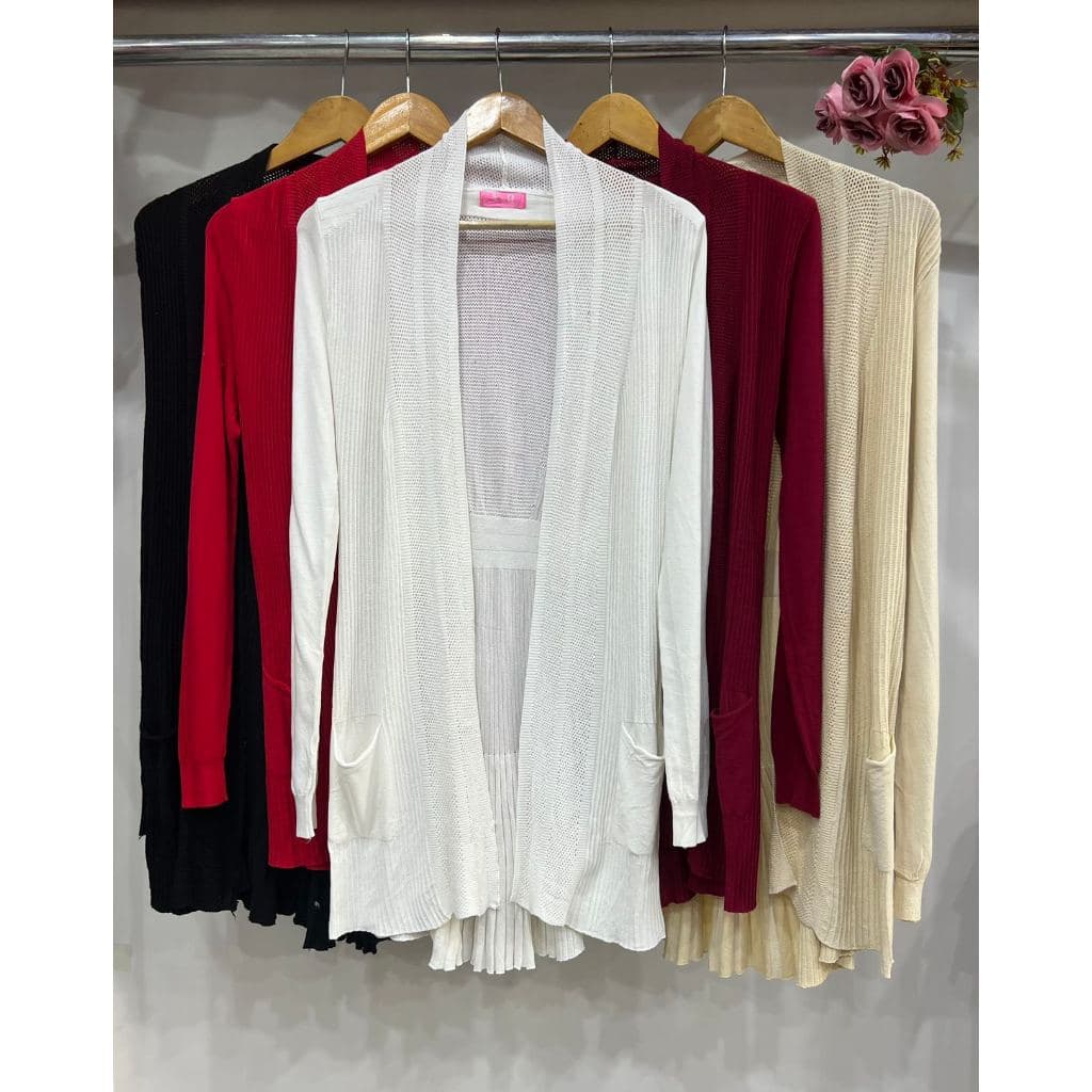 Cardigã Feminino Com Bolso Cardigans Casaco Cardigan Feminino Blusa Kimono Cardigam Feminino