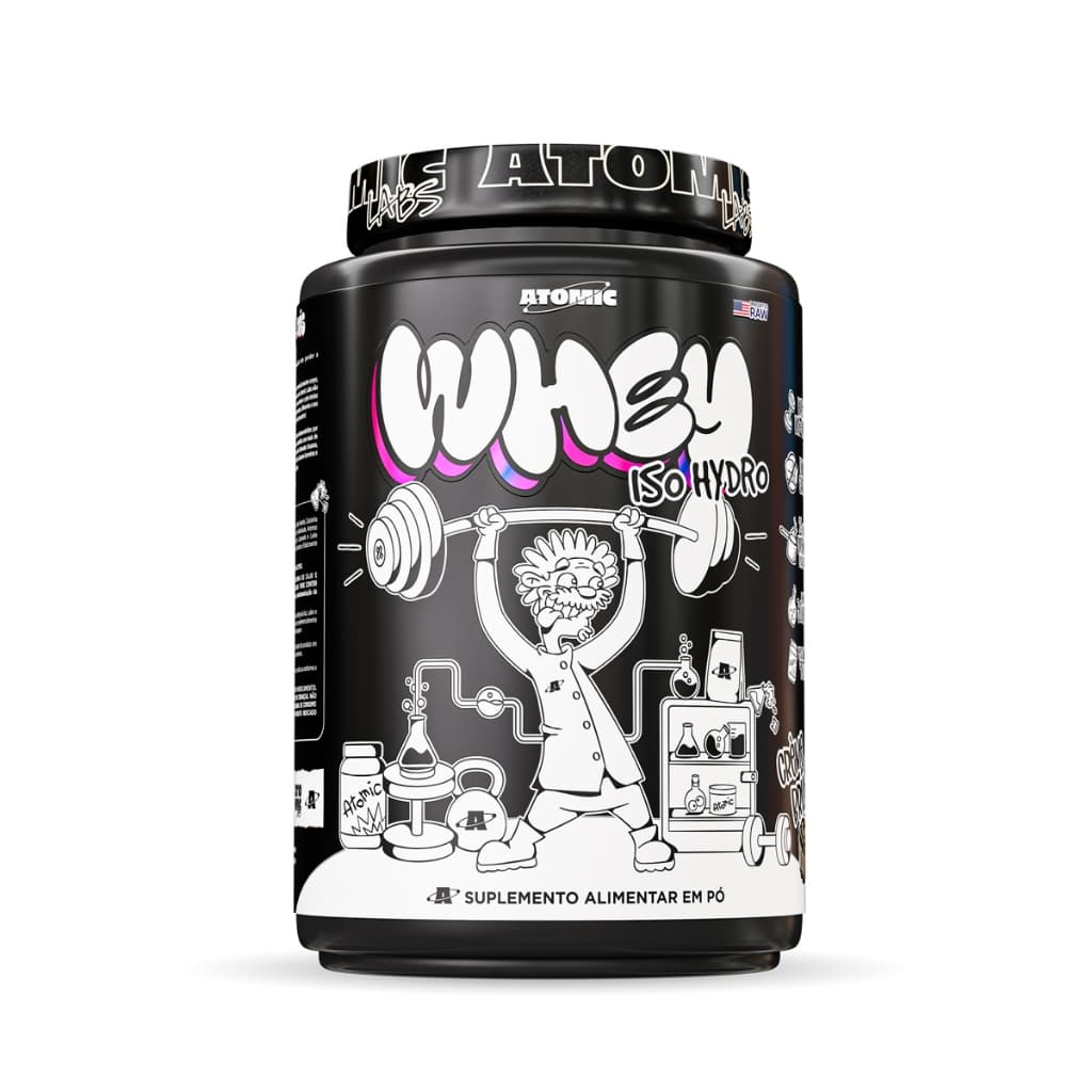 Whey Protein Isolado Hidrolisado 900g Low Carb - Atomic Labs
