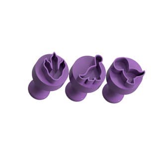Carimbo para Brigadeiro e Doces - Dino 1 - Kit com 3 unidades
