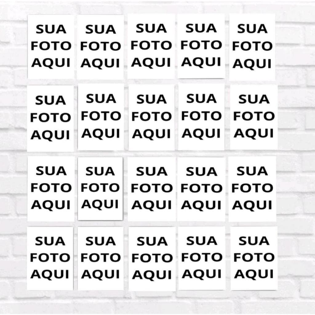 Kit 20 quadrinhos quadros com sua foto personalizada casal namoro