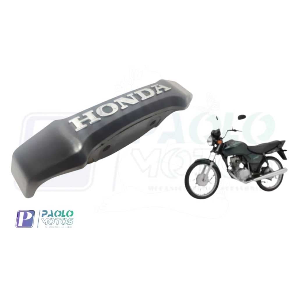 Emblema frontal Honda prateado Titan 125 2000 Fan 125 Marca: ILLIONS