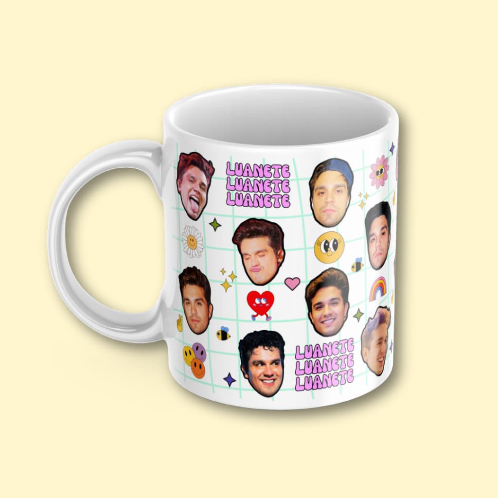 Caneca Luan Santana - Luanete - Retro Lover