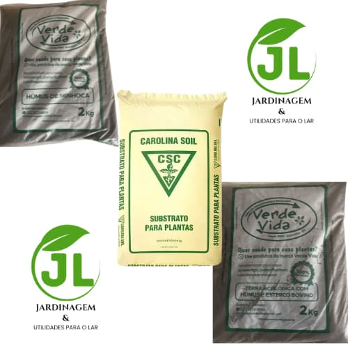 Monte seu fertilizante ,Terra Adubada , Húmus De Minhoca E Substrato Carolina Soil. Fertilizante Orgânico Rico Em Nutrientes, Produzido Pela Decomposição De Matéria Orgânica Pelas Minhocas!