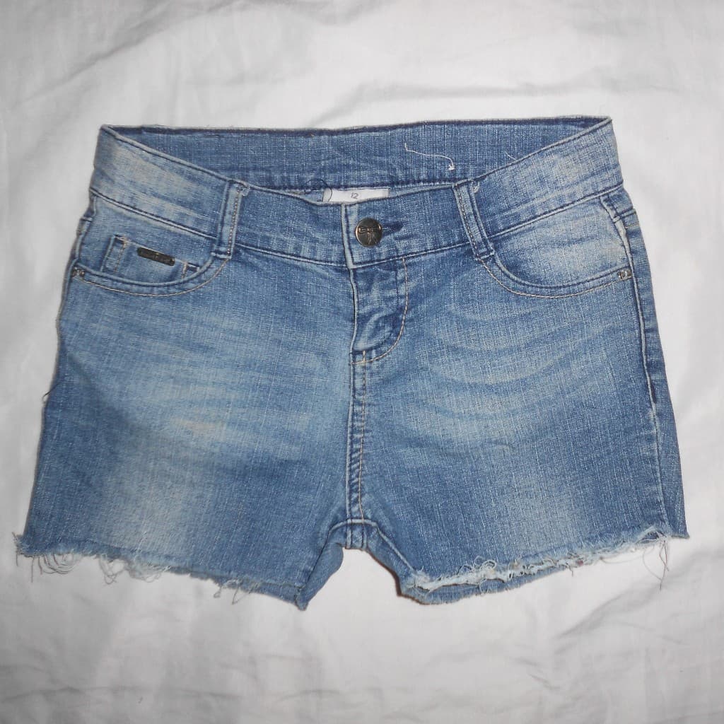 Short jeans juvenil feminino curto marisol