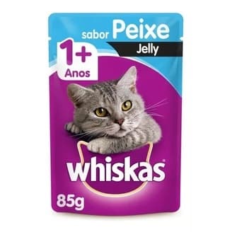 KIT 5 SACHE WHISKAS JELLY PEIXE 85gr