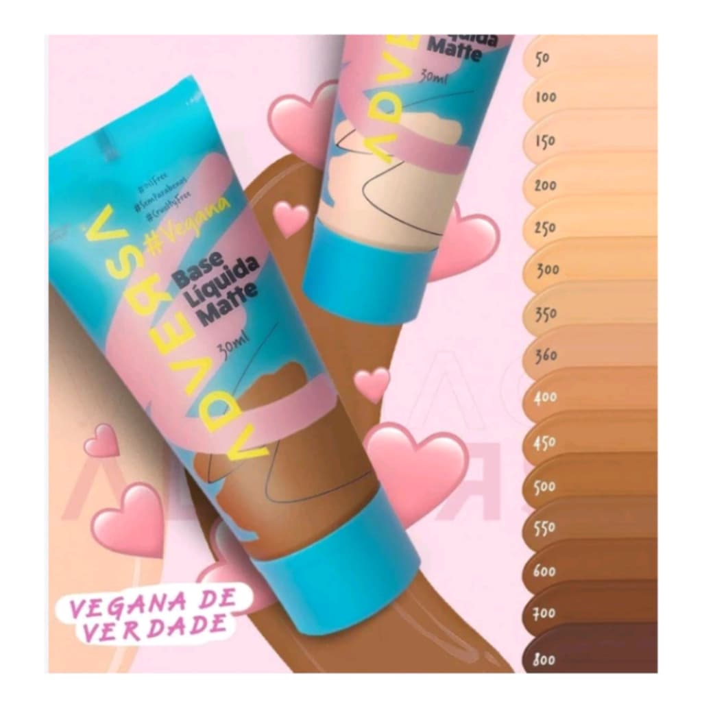 Base Liquida Matte Adversa Vegana