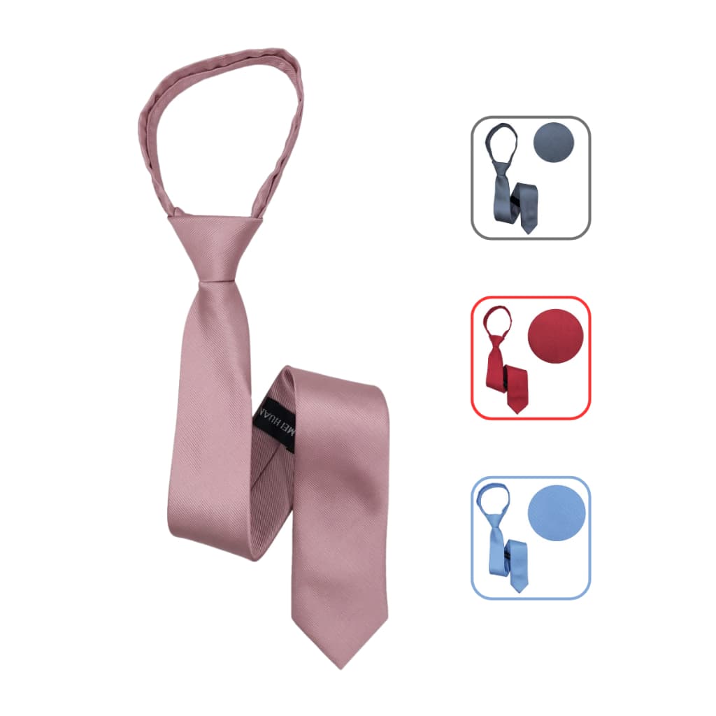 Gravata Masculina Adulto Com Ziper Risco Fino Nó Pronto Casamento