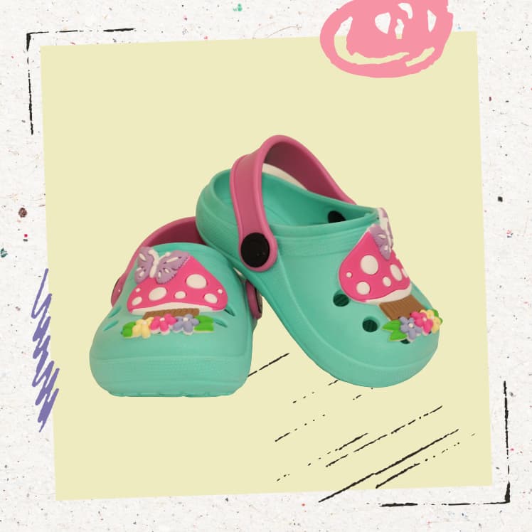 Maitê Love Shoes Babuche Sandália Infantil Menina Cogumelo 19 Ao 32