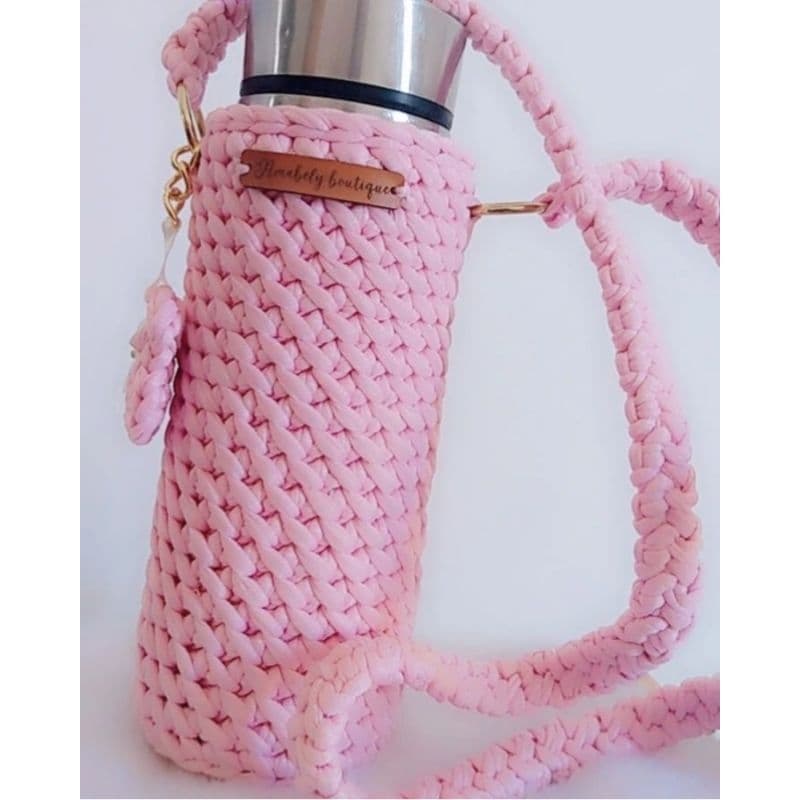 Porta garrafa Bolsa Bag Crochê Crochet Bolsa luxo Bolsa infantil Bolsa minnie