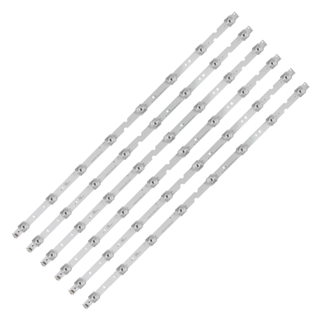 Kit Completo com 6 Barras de Led compatível com TCL 65" 65P65US  / 65P8M - Barras Novas em Alumínio.