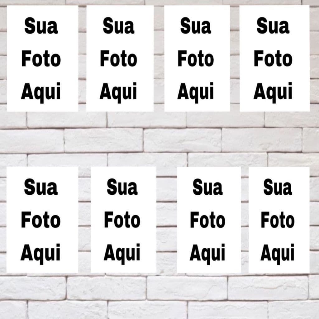 Kit 8 Quadrinhos Quadros decoração sala quarto presente amigos recordação