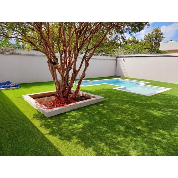 02m² Grama Soft 30mm Sintética Para Jardim e Quintal Permeável