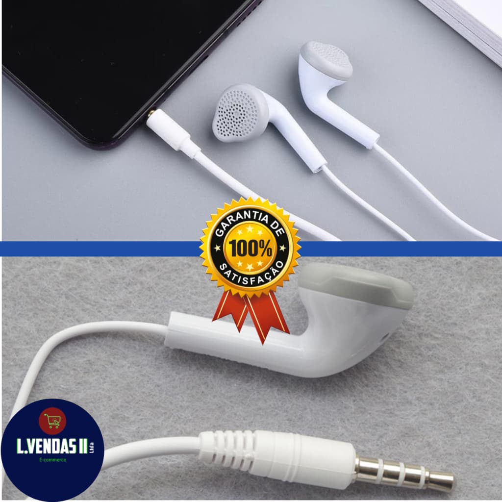 Fone De Ouvido Com Fio e Microfone estéreo Fone confortável de Alta Qualidade