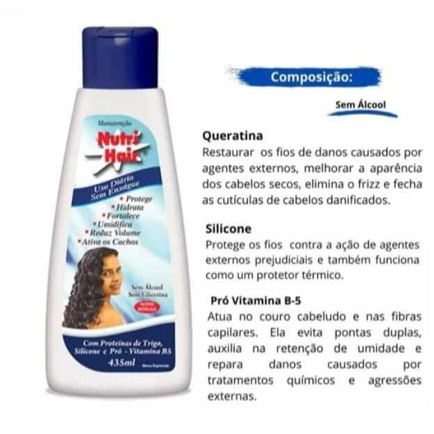 ATIVADOR NUTRI HAIR PROTEINA DO TRIGO 435ML