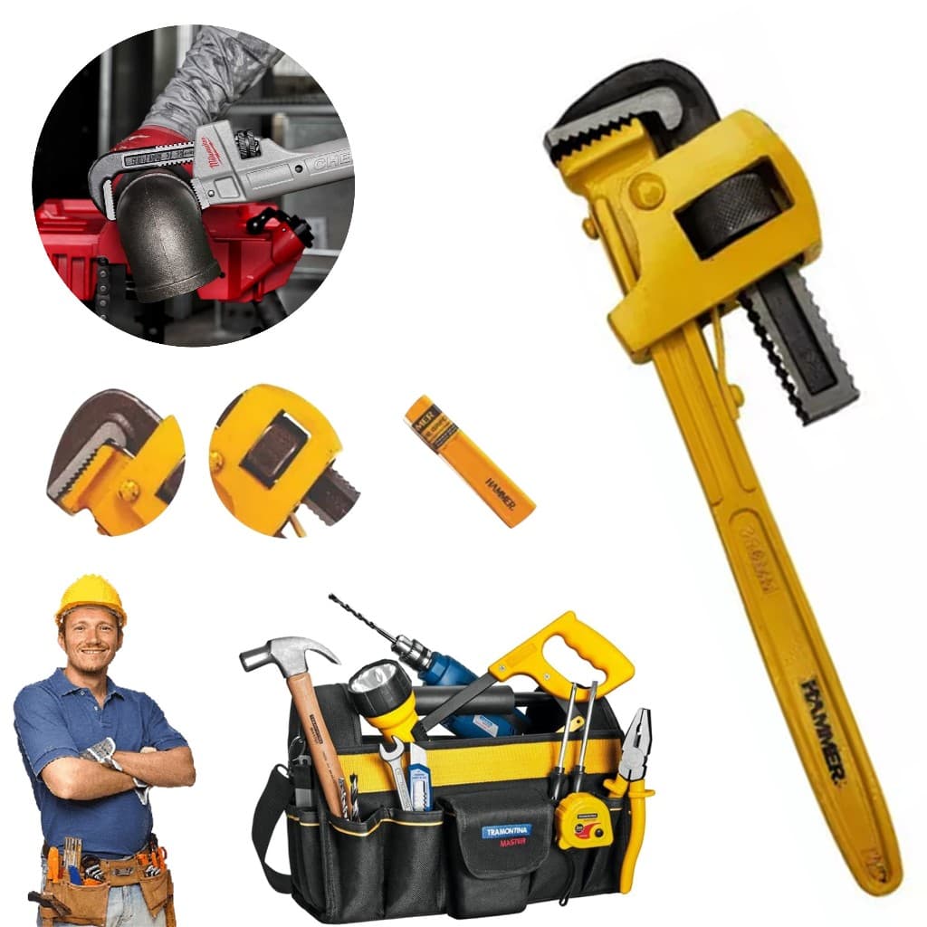 Chave De Grifo 14 Hammer Mod. Stillson Gygs1300