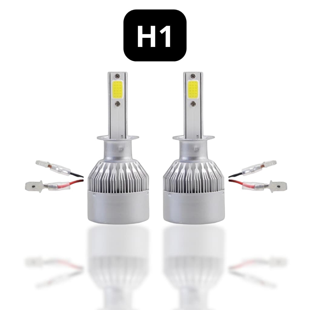 H1 Lâmpada Led Super Led/ultra led Carro 6000k 9600 Lumens /h1/ Branca Xenon 12A24