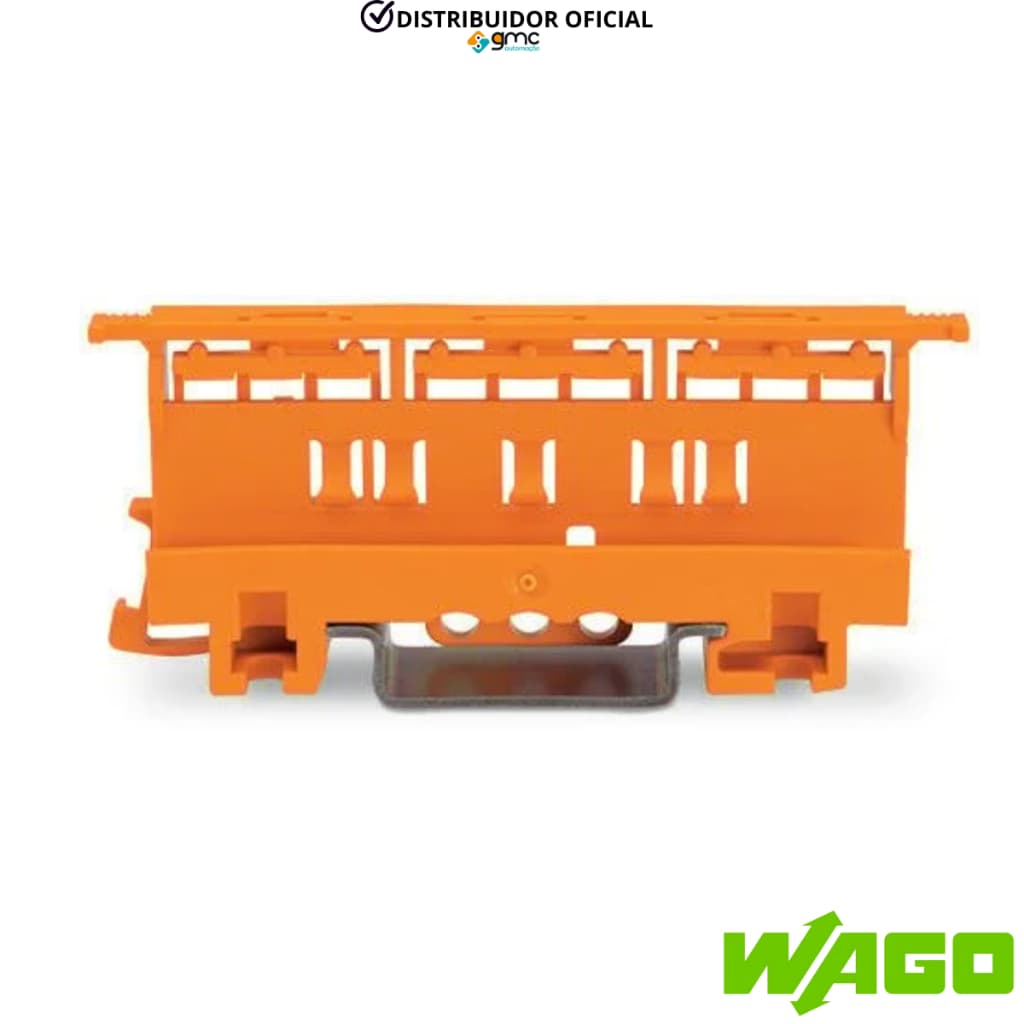 Suporte 10 vias Para Conector Compacto 4mm Wago 221-500