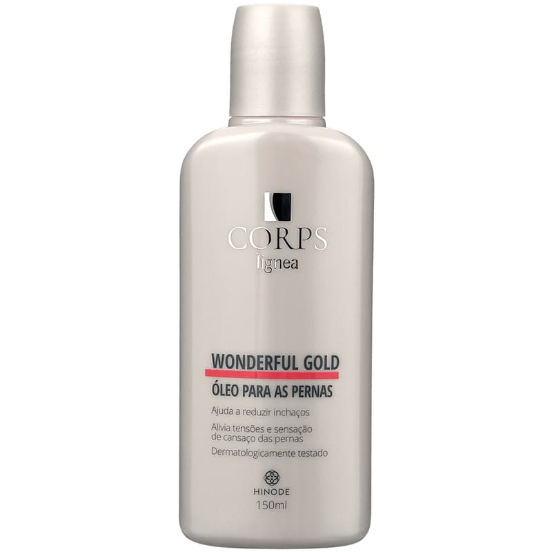 Óleo Para As Pernas Wonderful Gold 150ml Hinode Original Top