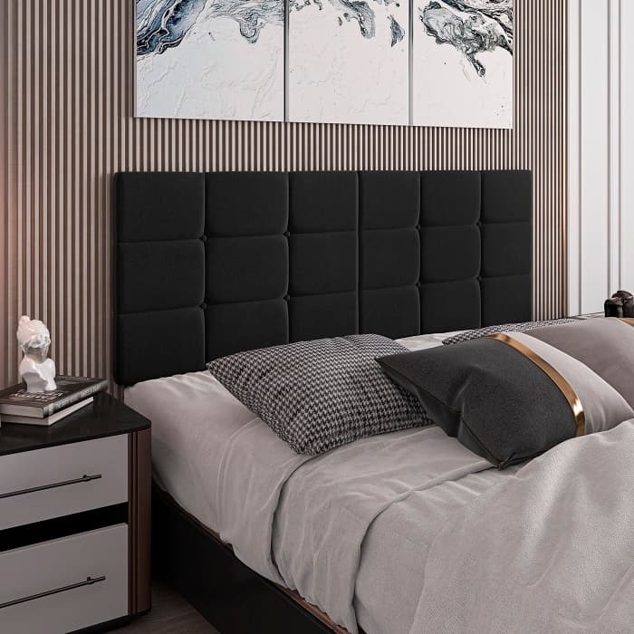 Cabeceira Estofada Bia Cama Box Casal 1,40 e 2,00 metros King Painel Quarto