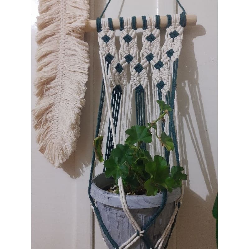 Suporte de plantas suspenso/macramê/ para flores/ suspenso
