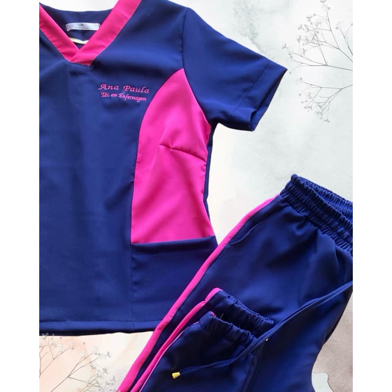 Blusa uniforme personalizado /Scrub feminino/Blusa camisa personalizada Pijama Hospitalar Cirúrgico Scrub Feminino Acint