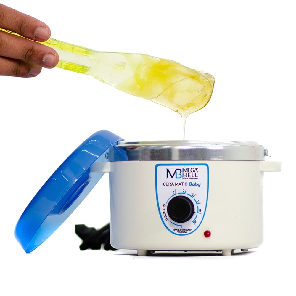 Aquecedor de Cera Termocera 150g - Bivolt Sem Refil Branca com Azul (7151 MB)