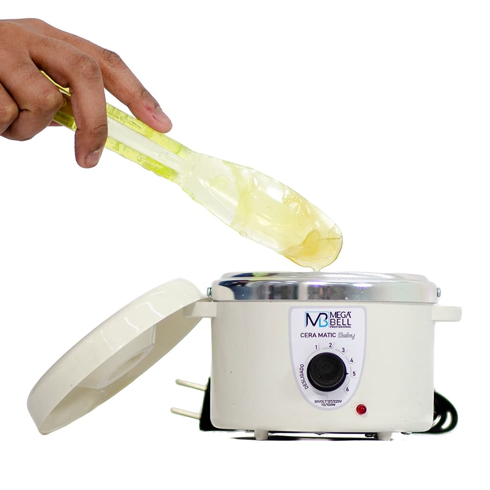 Aquecedor de Cera Termocera 150g - Bivolt Sem Refil Todo Branco - Mega Bell (7216 MB)