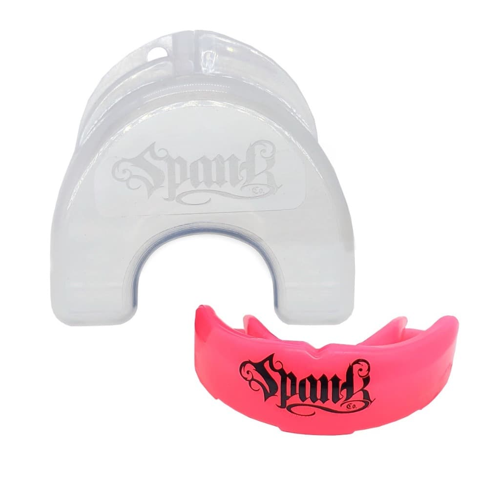 Protetor Bucal Superior Profissional com Caixinha Spank - Rosa