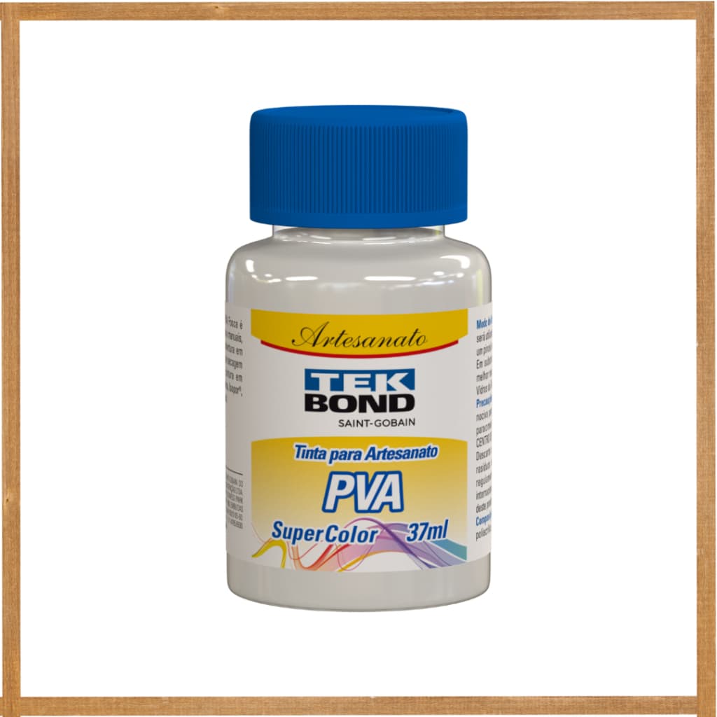 Tinta para Artesanato Pva Branco 37ml