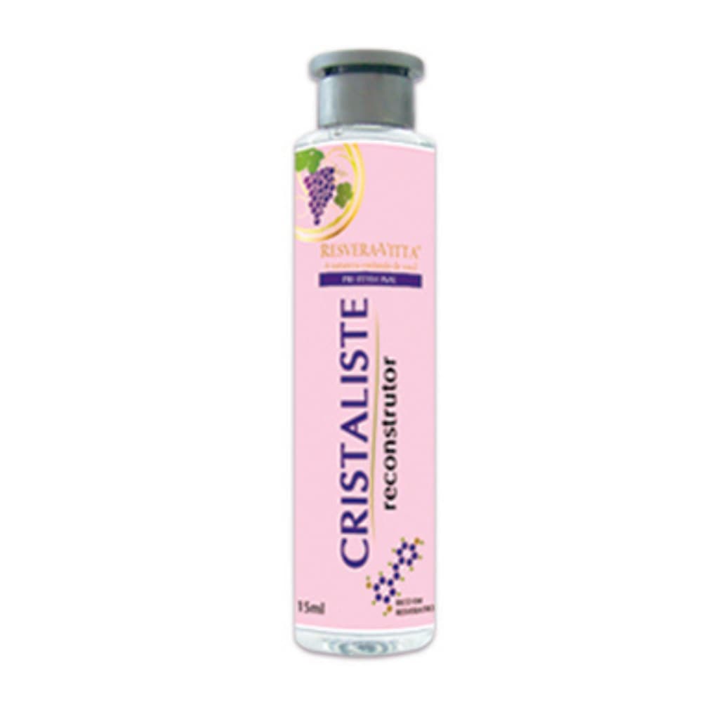 Ampola Tratamento Capilar Vitamina Para os Fios Cristaliste Reconstrutor Resvera Vitta 15ml
