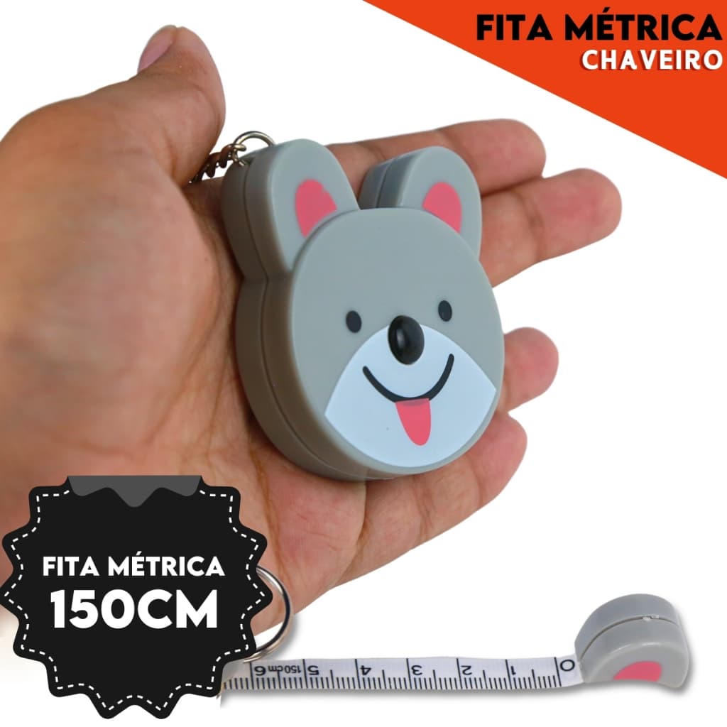 Fita Métrica de Bichinhos - Trena 1,5m CACHORRO