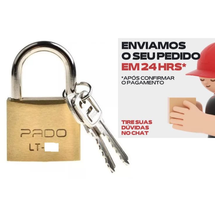 Cadeado PADO -  LT 20/30/40/45/50