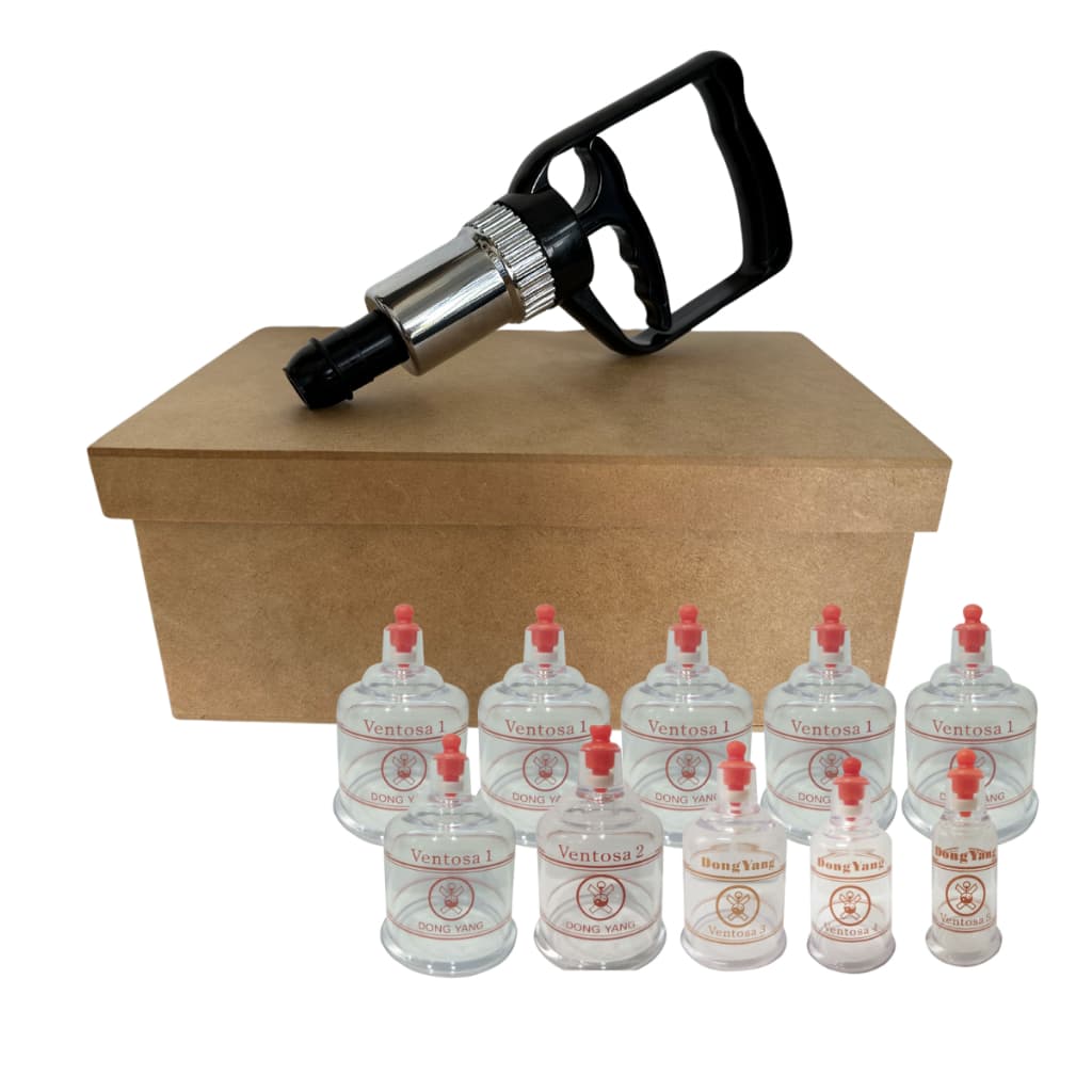 Kit Ventosa 10 Copos Dong Yang Com Aplicador De Sucção - MDF