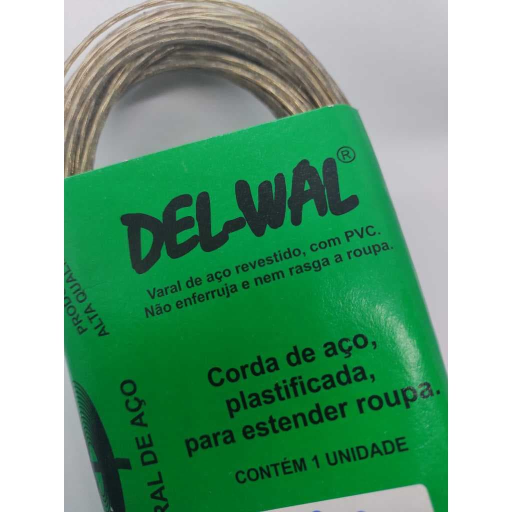 3 Pacotes de Varal, 60 metros cabo de aço não suja a Roupa