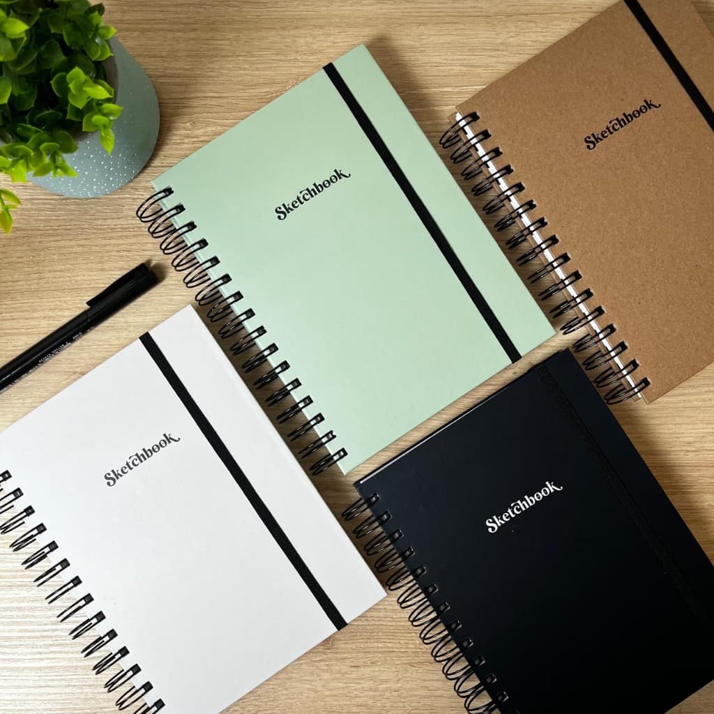 Caderno Sketchbook Desenho A5 folhas 240g