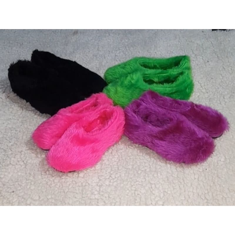 Pantufa toda forrada lã infantil pelego confortavel frio quente antiderrapante