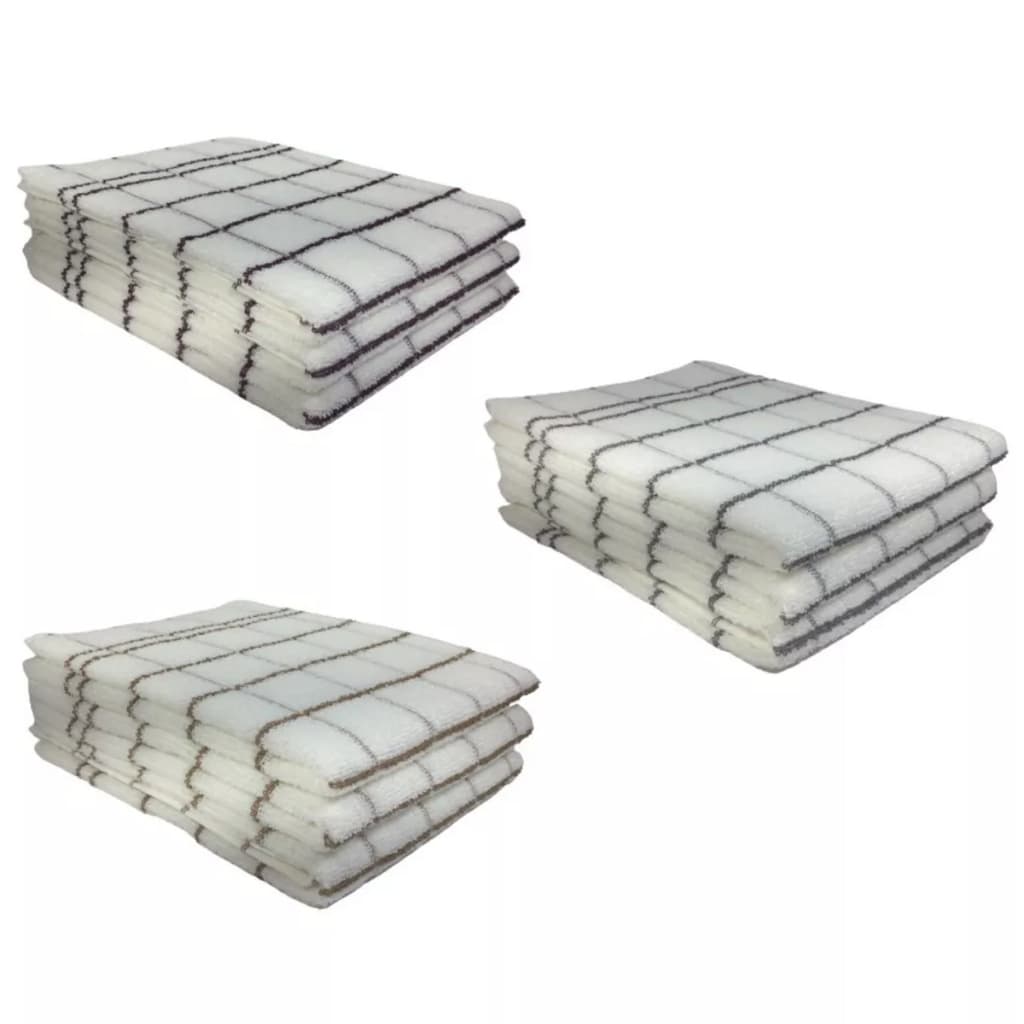 Kit 12 Panos de Prato Copa Chef BRANCO Premium Atoalhado 100% Algodão Teka