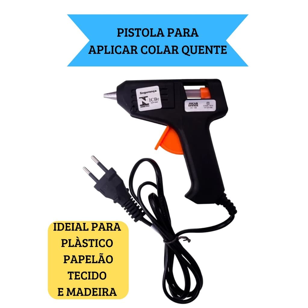 Pistola Para Cola Quente Pequena Refil Fino Und Leoarte