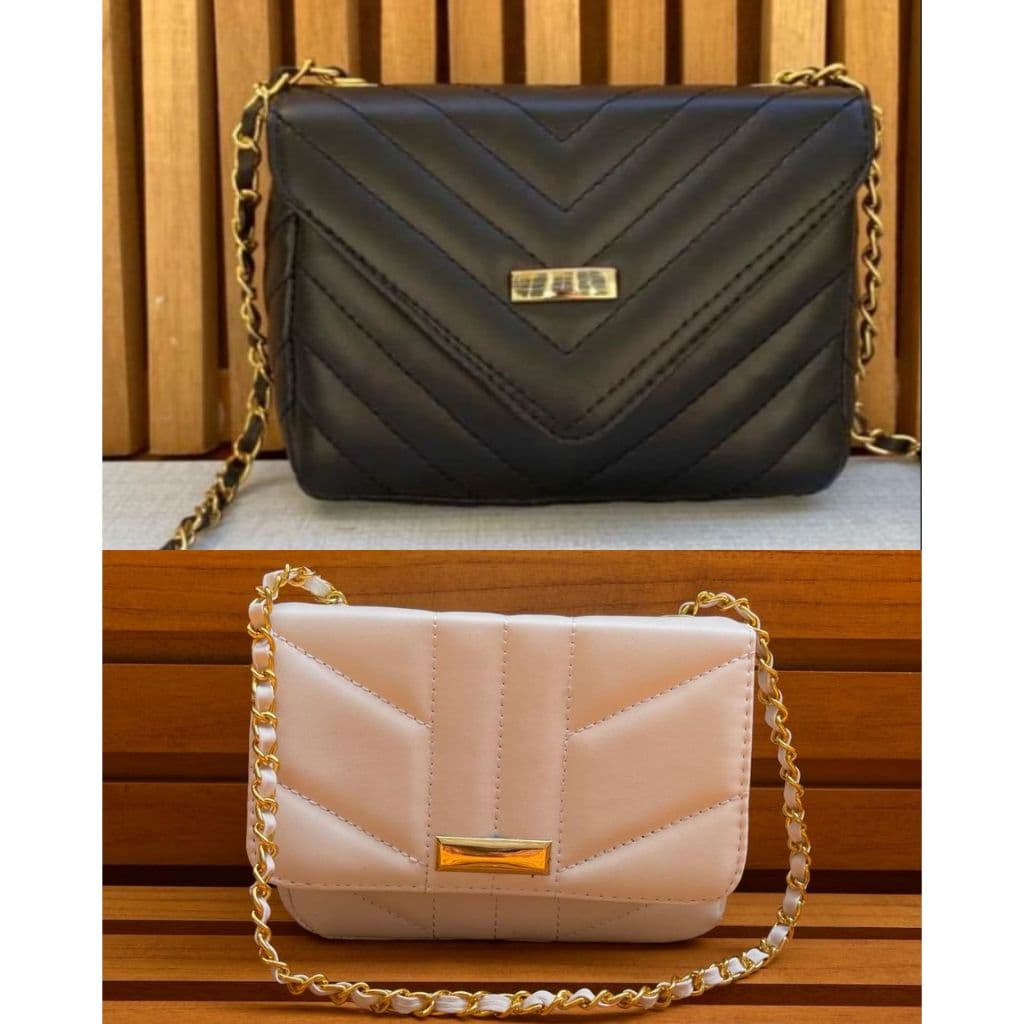 Kit Bolsa Feminina Transversal Pequena Tiracolo Ombro Alça Corrente Moda Casual Elegante Envio Rápido