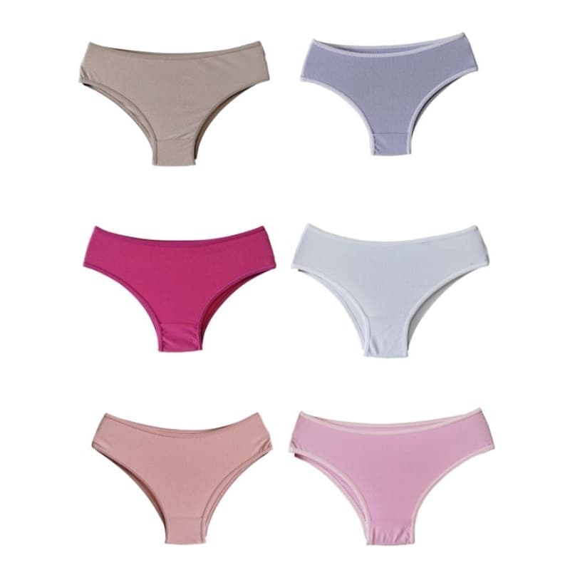 kit 5 calcinha infantil menina de coton algodão