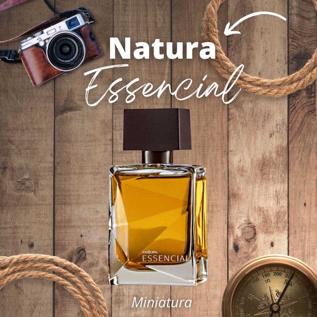 miniatura essencial tradicional deo parfum natura masculino - 25ml (Perfume Original e Lacrado)