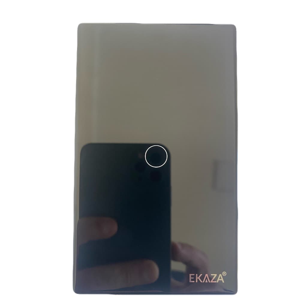 Interruptor inteligente 4x2 Touch com 1 botão - preto WiFi