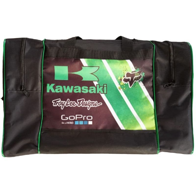 bolsa equipamentos motocross  KAWASAKI personalizada com nome do piloto ou qualquer estampa sem custoe