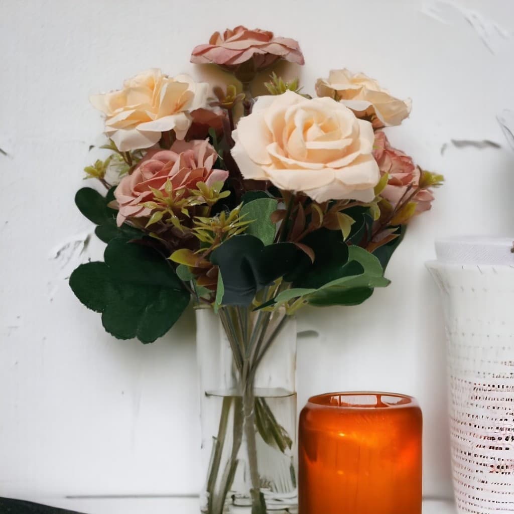 Buquê de Flores Plantas Artificiais Debutante Artigo de Festa Decoração de Ambientes Diversos - TC-2955